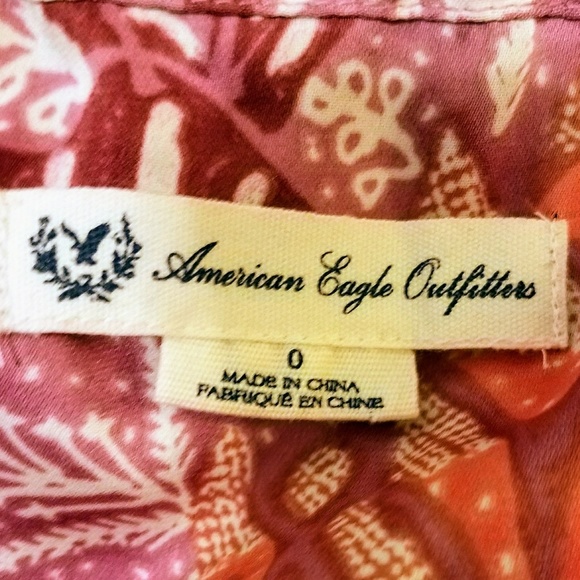 American Eagle Outfitters Floral Mini Dress Size 0 - Picture 7 of 8